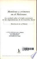 Libro de Mentiras Y Crímenes En El Vaticano