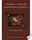 Libro de Concepto Y Control Del Procedimiento Legislativo