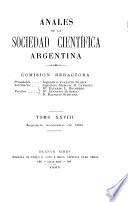 Libro de Anales De La Sociedad Científica Argentina