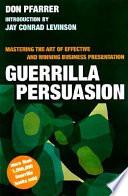 Libro de Persuasión De Guerrilla