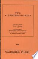 Libro de Pío X Y La Reforma Litúrgica