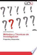 Libro de Métodos Y Técnicas De Investigación