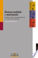 Libro de Homosexualidad Y Matrimonio
