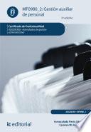 Libro de Gestión Auxiliar De Personal. Adgd0308