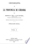 Libro de Geografía De La Provincia De Córdoba
