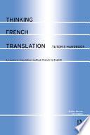 Libro de Thinking French Translation