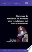 Libro de Accountability Arrangements For Financial Sector Regulators