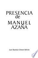 Libro de Presencia De Manuel Azaña