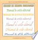 Libro de Manual De Estilo Editorial