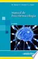 Libro de Manual De Psicofarmacologia / Psychopharmacology Manual