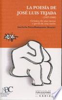 Libro de La Poesía De José Luis Tejada, 1927 1988