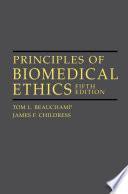 Libro de Principles Of Biomedical Ethics
