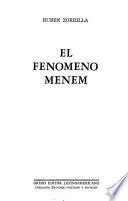 Libro de El Fenómeno Menem