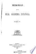 Libro de Memorias De La Real Academia Española