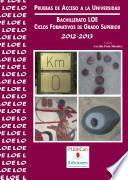 Libro de Pruebas De Acceso A La Universidad, 2012 2013