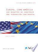 Libro de Europa, Como América