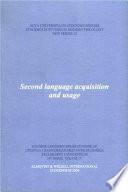 Libro de Stockholm Studies In Modern Philology