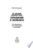 Libro de El Dilema Argentino