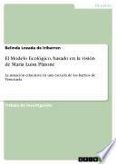 Libro de El Modelo Ecológico, Basado En La Visión De María Luisa Platone