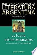 Libro de Historia Crítica De La Literatura Argentina