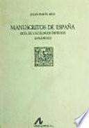 Libro de Manuscritos De España