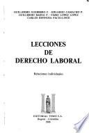 Libro de Lecciones De Derecho Laboral