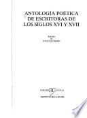 Libro de Antología Poética De Escritoras De Los Siglos Xvi Y Xvii