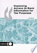 Libro de Improving Access To Bank Information For Tax Purposes