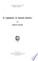 Libro de As Leguminosas Da Amazônia Brasileira