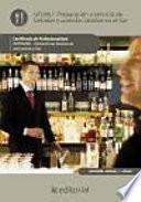 Libro de Preparación Y Servicio De Bebidas Y Comidas Rápidas En El Bar Uf0061