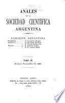 Libro de Anales De La Sociedad Científica Argentina