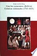 Libro de Con Los Yuracarees (bolivia)