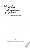 Libro de Heredia Entre Cubanos Y Españoles
