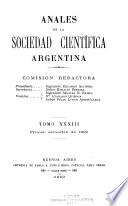 Libro de Anales De La Sociedad Científica Argentina