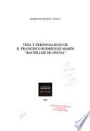 Libro de Vida Y Personalidad De D. Francisco Rodríguez Marín Bachiller De Osuna
