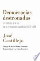 Libro de Democracias Destronadas