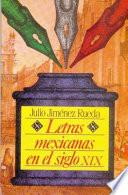 Libro de Letras Mexicanas En El Siglo Xix