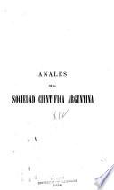 Libro de Anales De La Sociedad Científica Argentina
