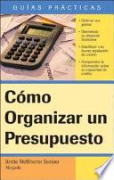 Libro de Cómo Organizar Un Presupuesto