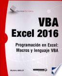 Libro de Vba Excel 2016