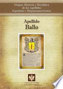 Libro de Apellido Ballo