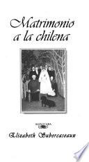 Libro de Matrimonio A La Chilena