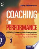 Libro de Coaching For Performance