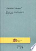 Libro de Asimilar O Integrar?