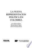 Libro de La Nueva Representación Política En Colombia