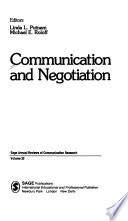 Libro de Communication And Negotiation
