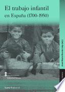 Libro de Trabajo Infantil En España (1700 1950), El