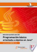 Libro de Programación Orienta A Objetos En Java