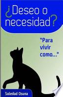 Libro de Deseo O Necesidad?