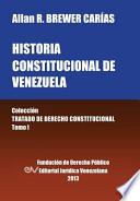 Libro de Historia Constitucional De Venezuela. Coleccion Tratado De Derecho Constitucional